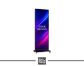 Minimalist long strip screen (floor-standing)