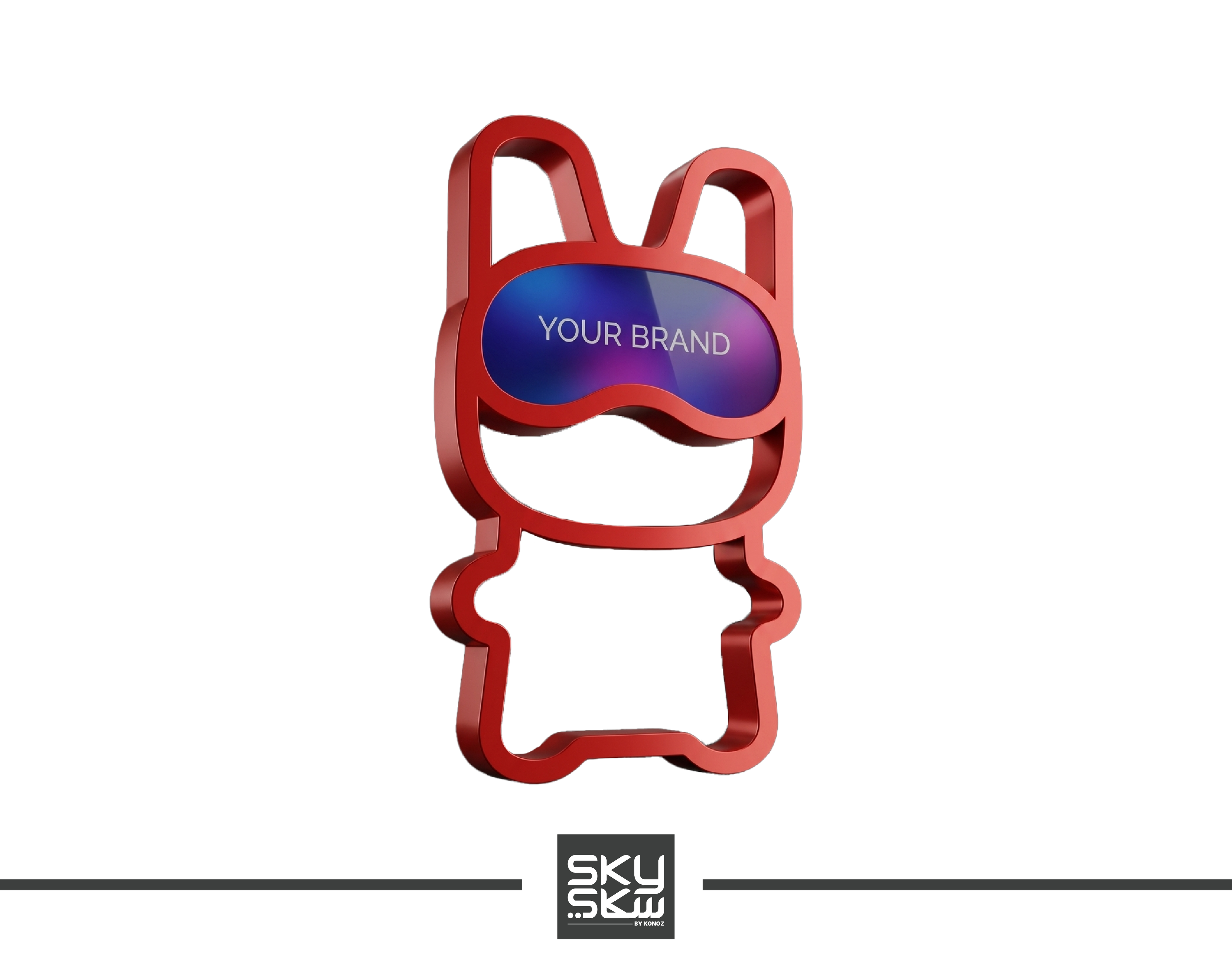 Floor-standing Creative Rabbit-shaped LED Screen