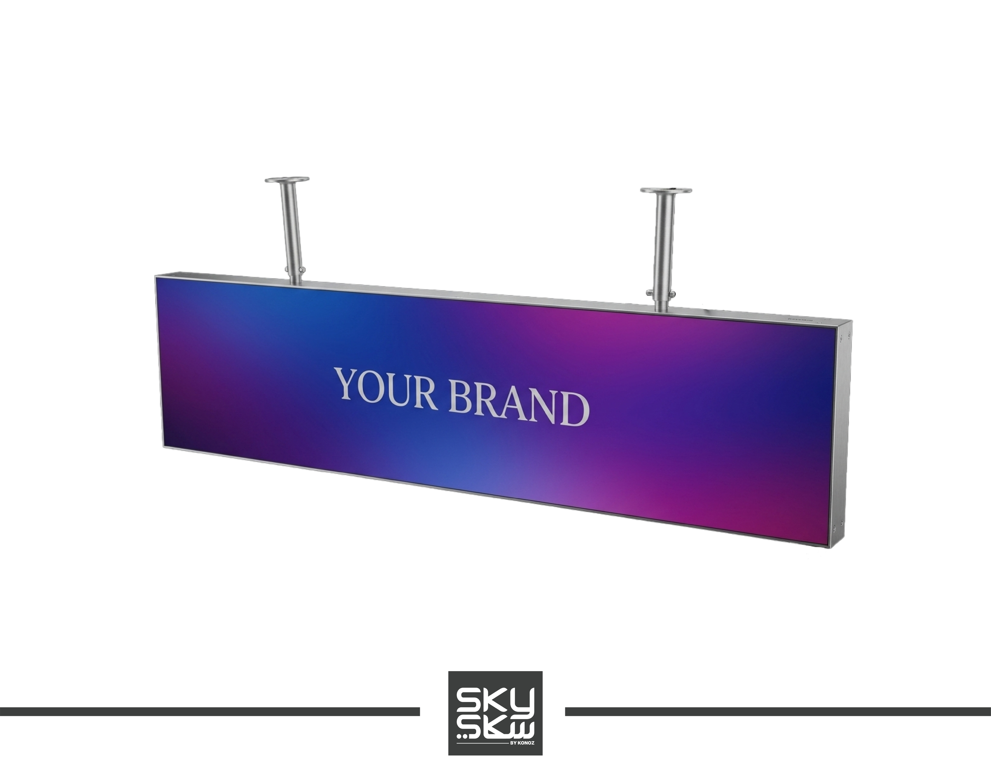 Ceiling-hung Strip LED Screen