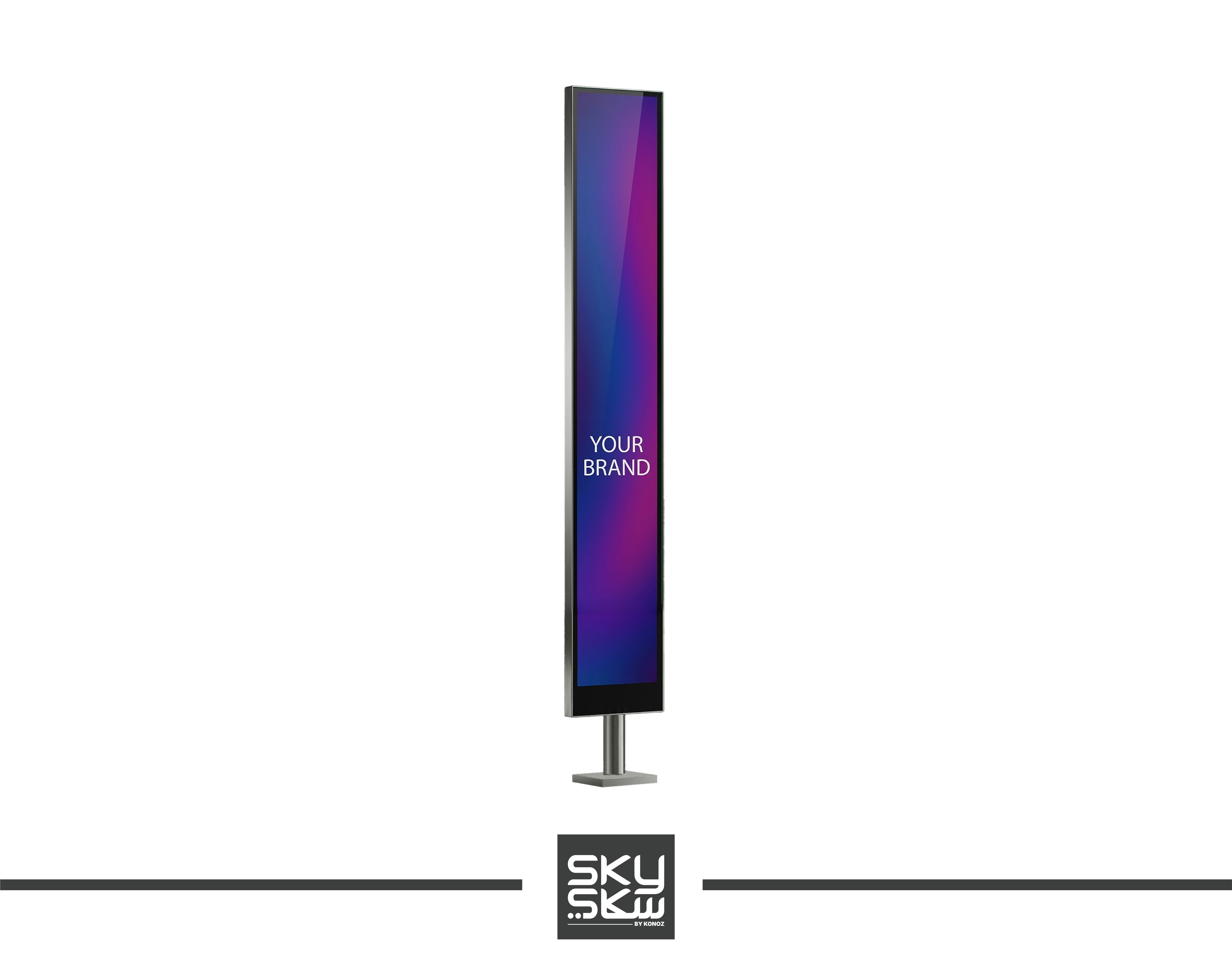 Floor-standing Creative Column LED Screen