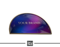 Wall-mounted poster column LED screen