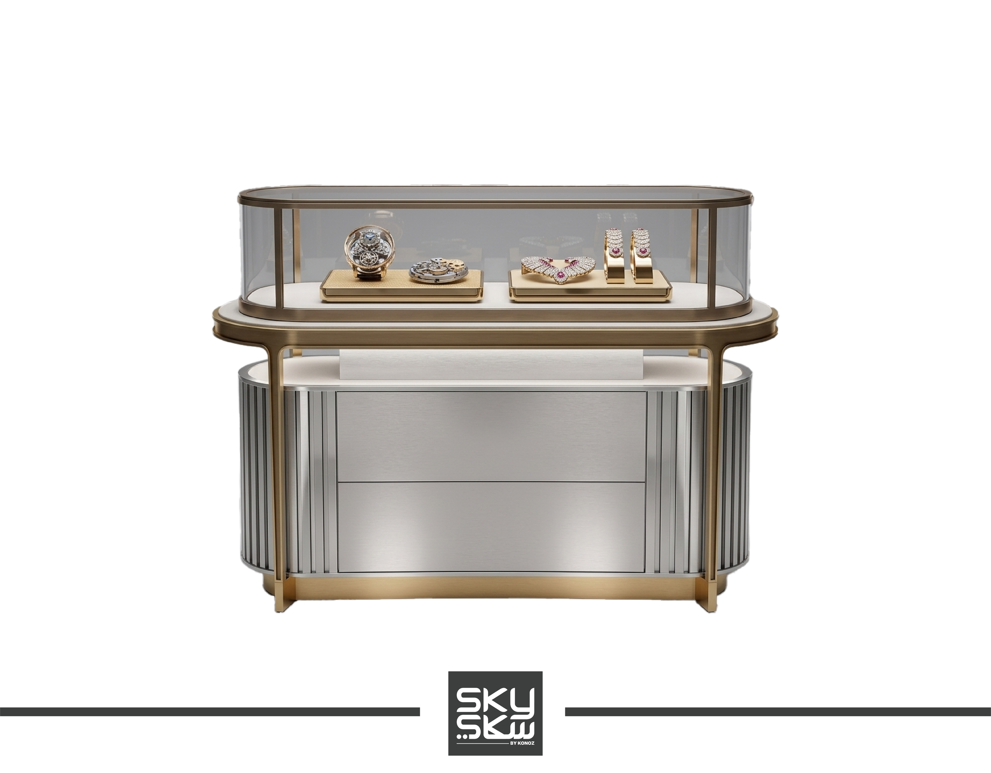 Highend front showcase D-C015