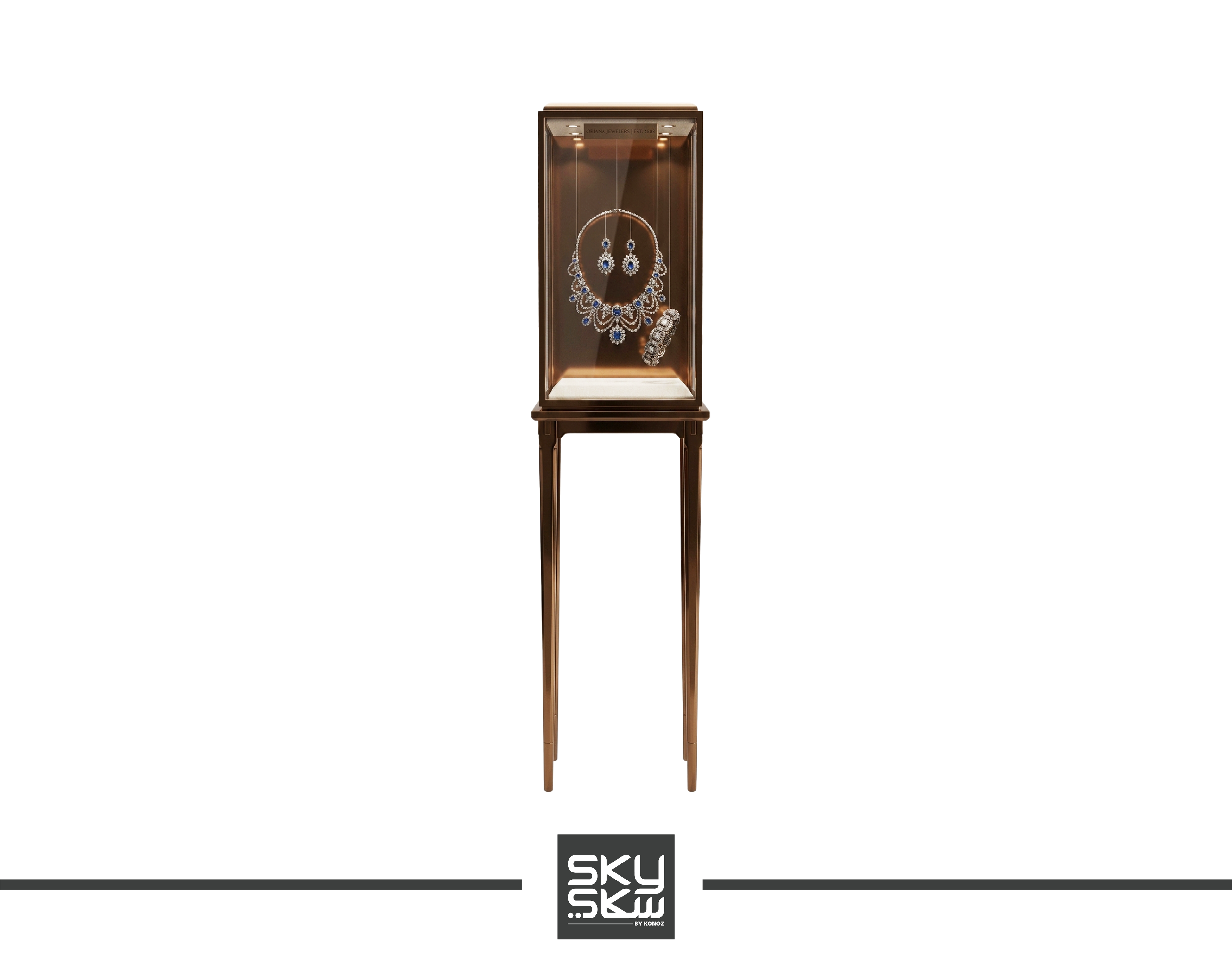 Highend upright showcase DG-B001